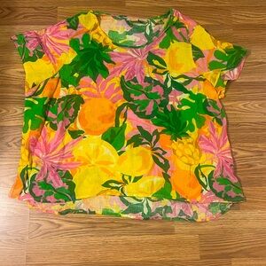 Vibrant Floral Women's Top